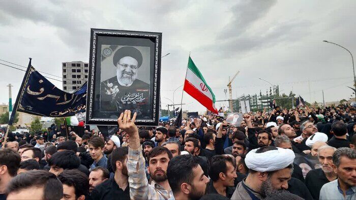 funeral prayers of Iranian president