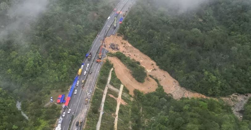 Road collapse