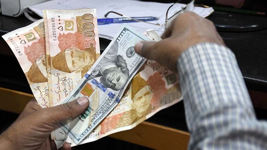 US dollar in Pakistani rupees