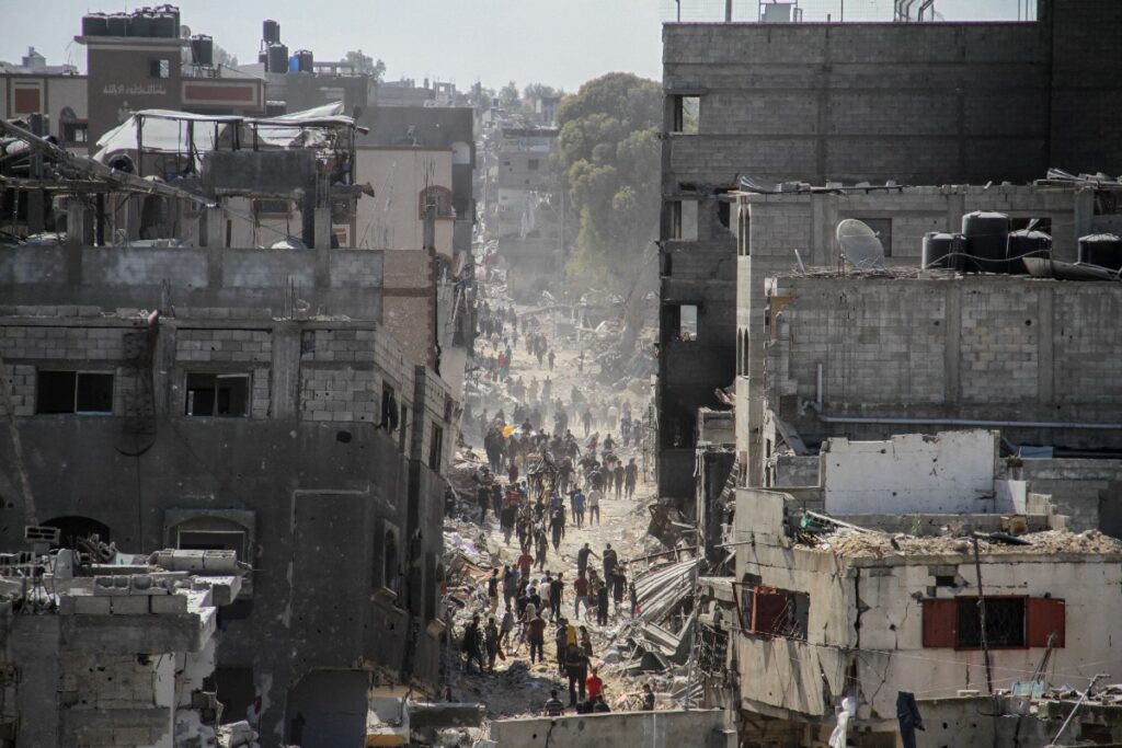 : Russian forces shelled a five-storey apartment building on Thursday in Kharkiv, Ukraine's second largest city, triggering a fire and causing damage, officials said, warning that residents could be trapped under rubble.