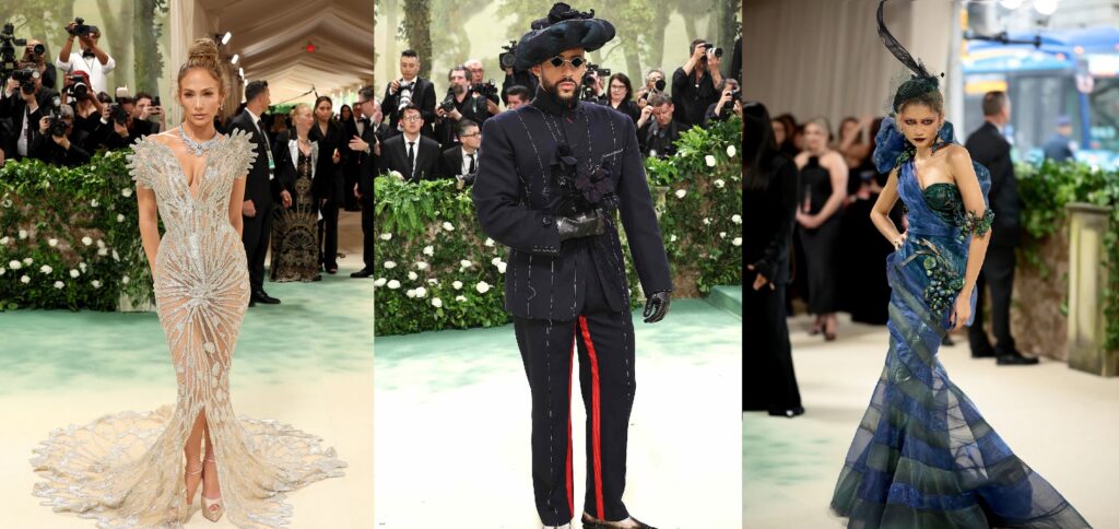 2024 Met Gala: Jennifer Lopez, Zendaya, and Bad Bunny turn heads
