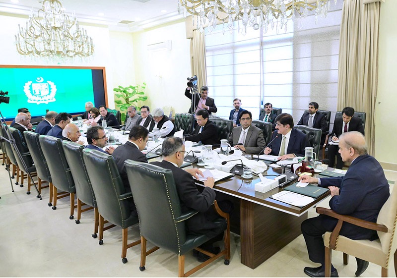 Prime Minister Shehbaz Sharif held a meeting the Chief Minister (CM) of Sindh Murad Ali Shah