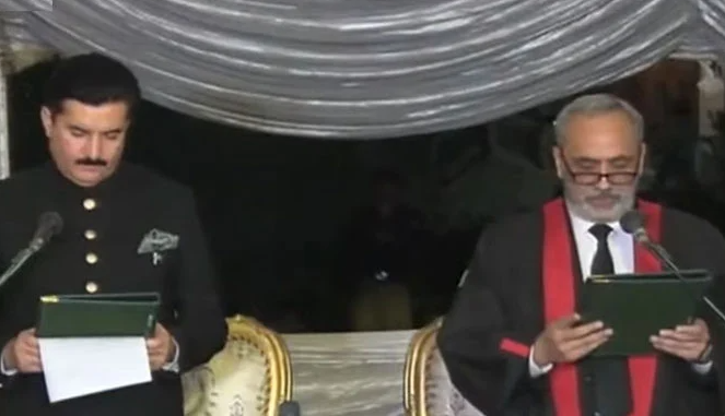 Faisal Karim Kundi oath