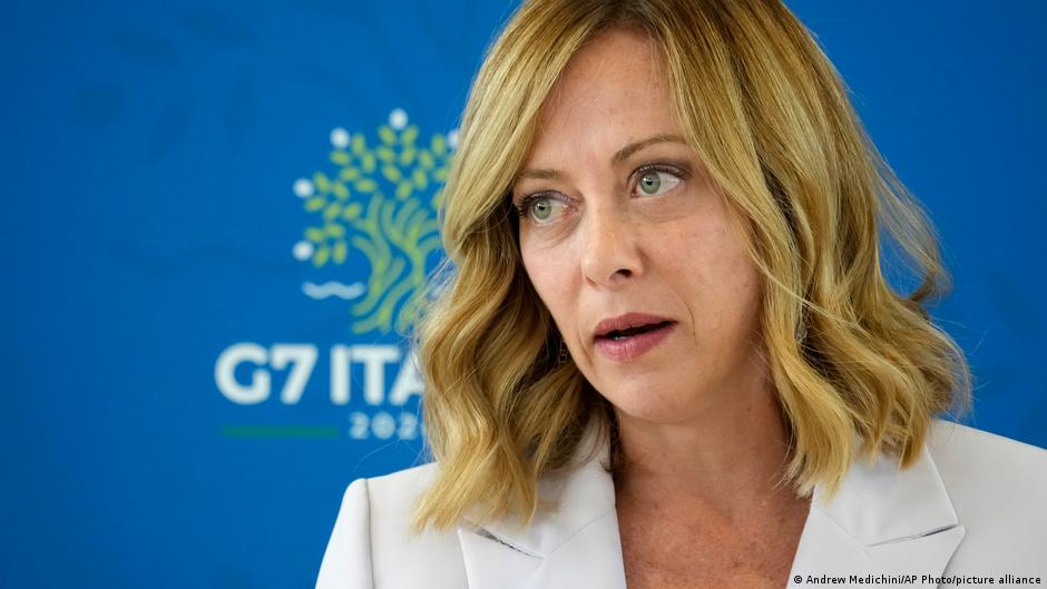 Italian Prime Minister Giorgia Meloni leads a successful right-wing nationalist party, but presented herself as a moderate at the G7 summit