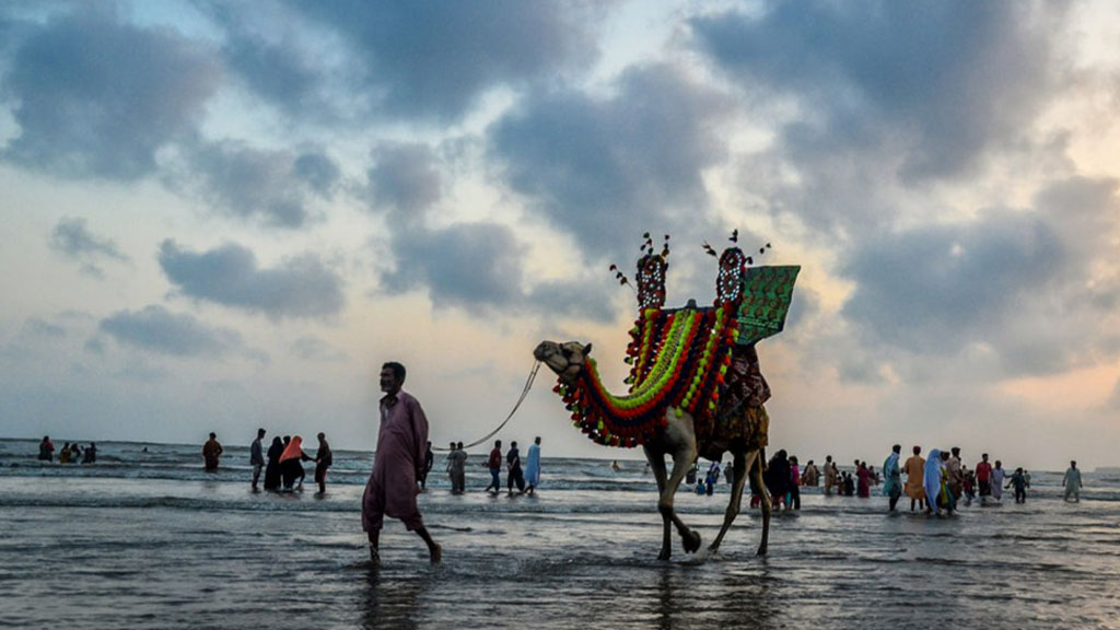 Karachi swimming ban