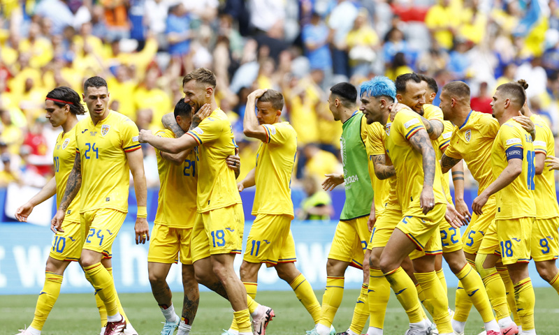 Romania stun Ukraine