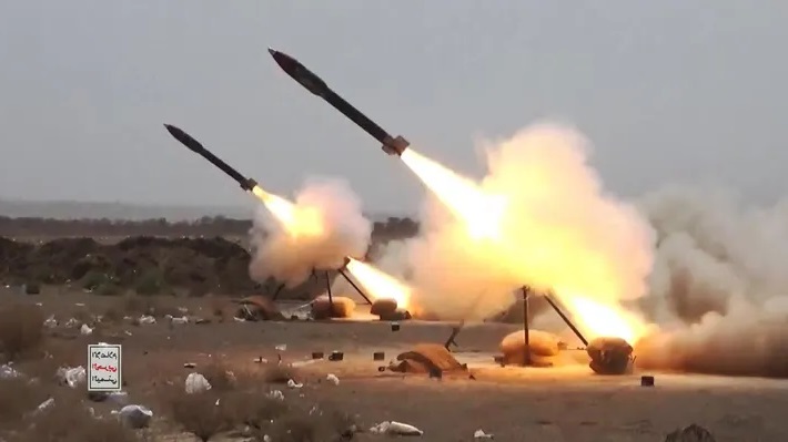 Missiles fired by Yemen's Houthi militants struck the Palau-flagged Verbena cargo ship in the Gulf of Aden on Thursday, sparking a fire and severely injuring one of her crew, U.S. Central Command said.