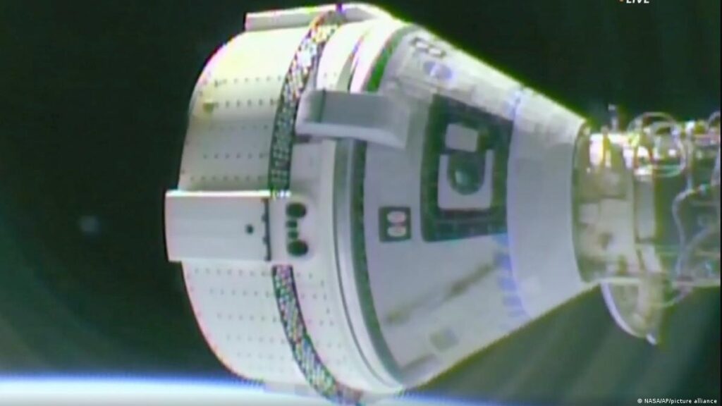 The Starliner crew test mission was initially set to last for around eight days. NASA said the delay was to allow more time for review of technical issues.