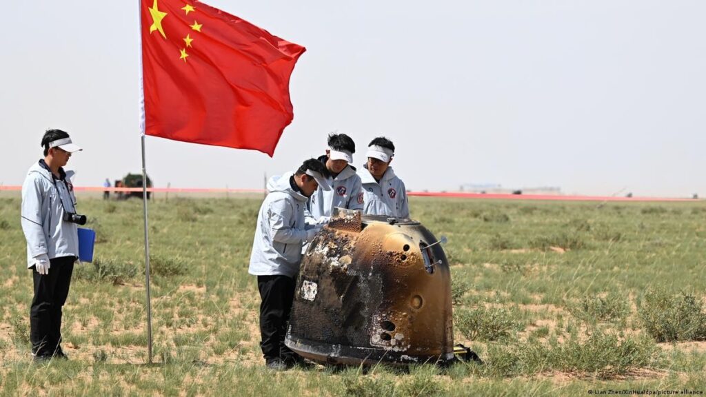 The Chang'e-6 spacecraft landed back on Earth on Tuesday, touching down on the steppes of China's northern Inner Mongolian region. It returns bearing the first ever samples from the far side of the moon.