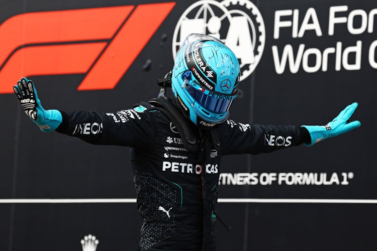 George Russell put Mercedes on pole position for the Canadian Grand Prix by the blink of an eye on Saturday after setting exactly the same time as Red Bull's Max Verstappen.