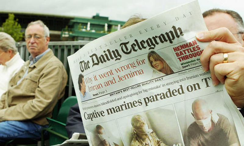 Telegraph newspaper