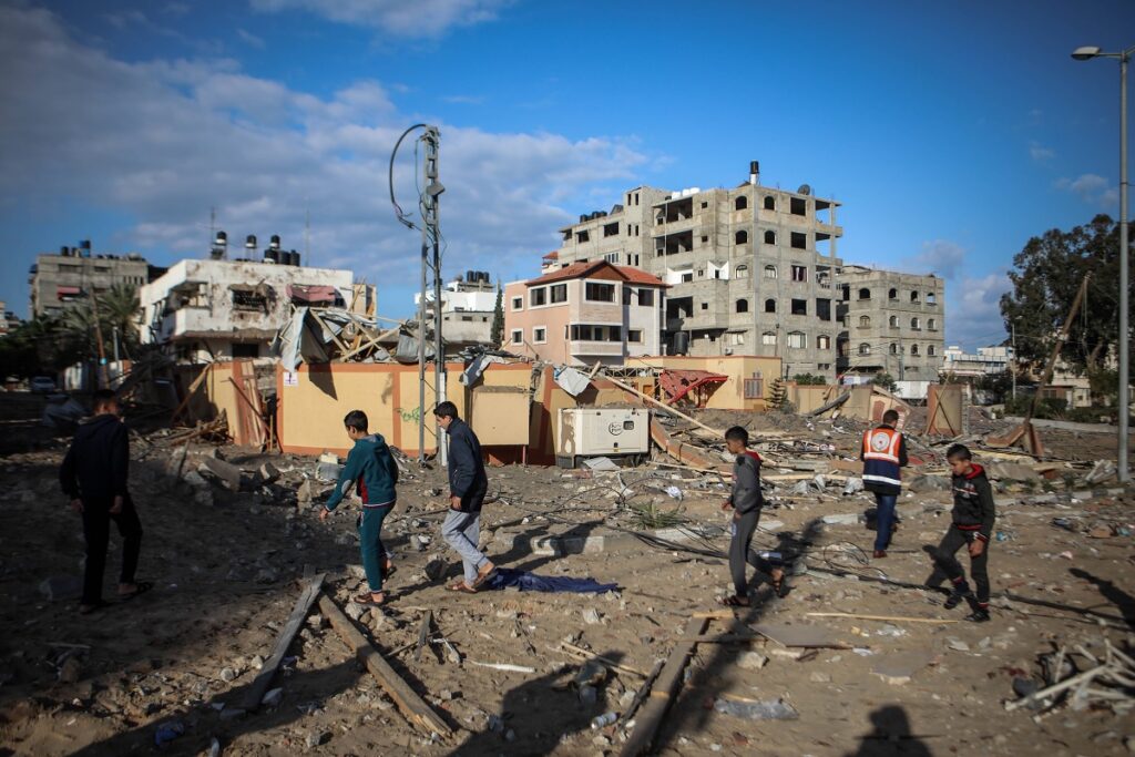 GAZA CITY: The attacks in central Gaza have resulted in the deaths of 54 more Palestinians in latest escalation of violence by Israel against Palestinians.
