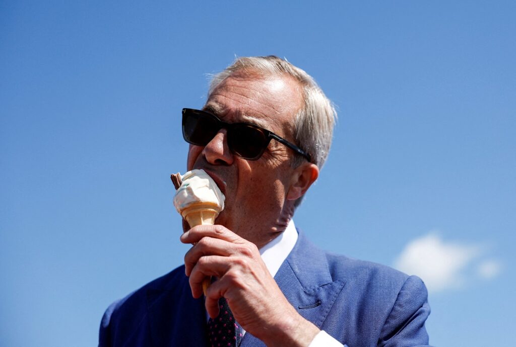 Nigel Farage's Reform UK party won its first parliamentary seat in the British election on Friday, with Lee Anderson retaining a seat he had won in 2019 when he was a member of the Conservative Party