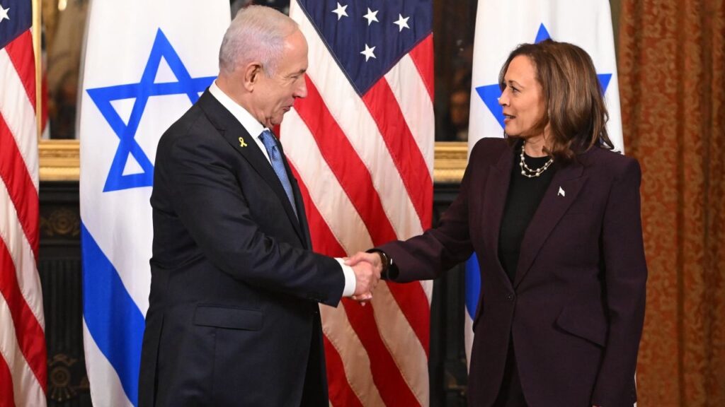 United States (US) Vice President Kamala Harris strongly urged a quick Gaza ceasefire, arguing that a two-state solution was the only viable resolution to the Palestinian issue in a meeting with Israeli Prime Minister Benjamin Netanyahu on Thursday.
