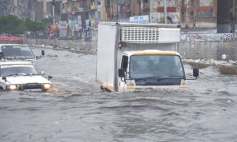 urban flooding Karachi