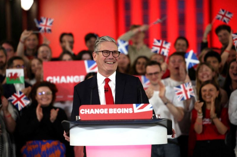 Labour party wins UK polls