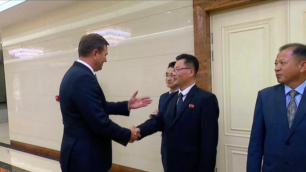 Belarusian Foreign Minister Maxim Vladimirovich Ruzenkov arrived in Pyongyang on Tuesday at the invitation of North Korea's foreign ministry, North Korean state media KCNA said on Wednesday.
