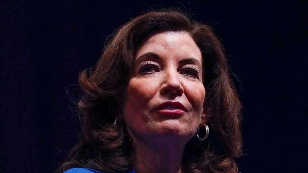 wo lawsuits accusing New York Governor Kathy Hochul of violating state law with her decision to halt the implementation of a congestion charge to drive into parts of Manhattan were filed on Thursday by commuter and environmental advocacy groups.