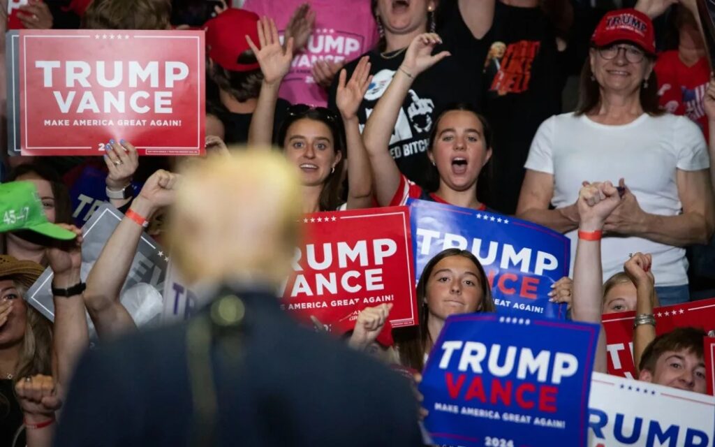 Donald Trump held his first campaign rally on Saturday since he narrowly escaped an assassination attempt one week ago, mocking Democrats and at one point comparing former Democratic House Speaker Nancy Pelosi to a 