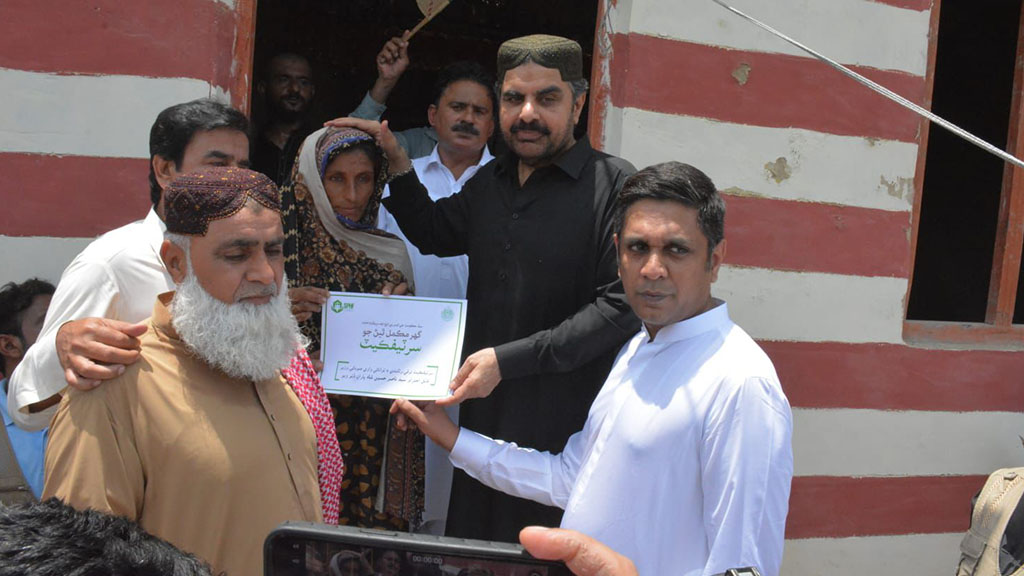 houses for flood victims sukkur sindh govt