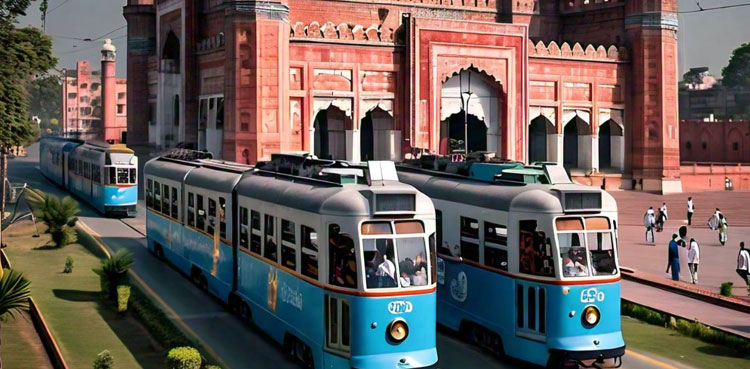 Lahore tram service route