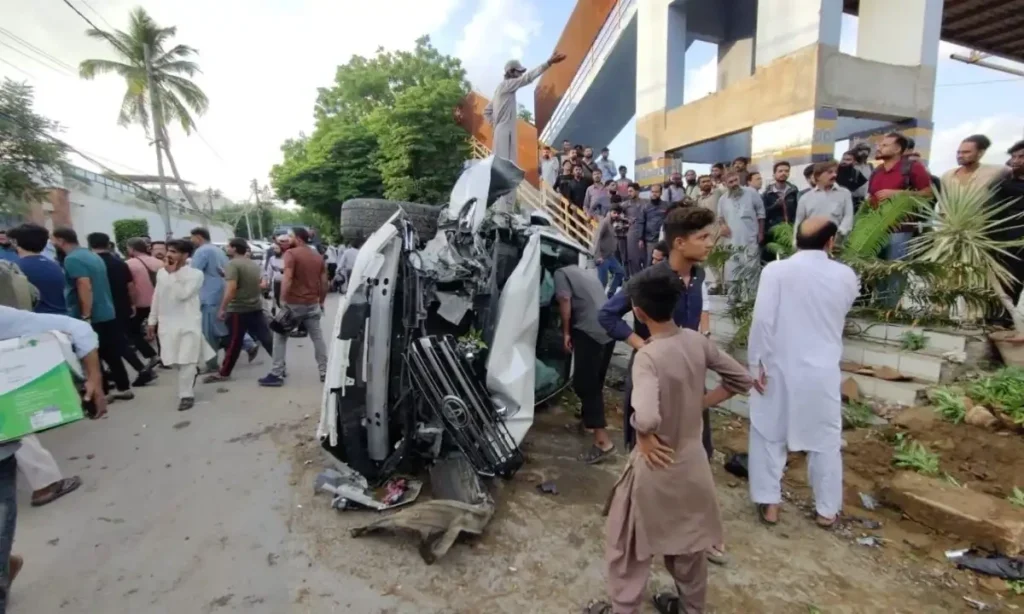 Natasha Danish Iqbal Karsaz accident