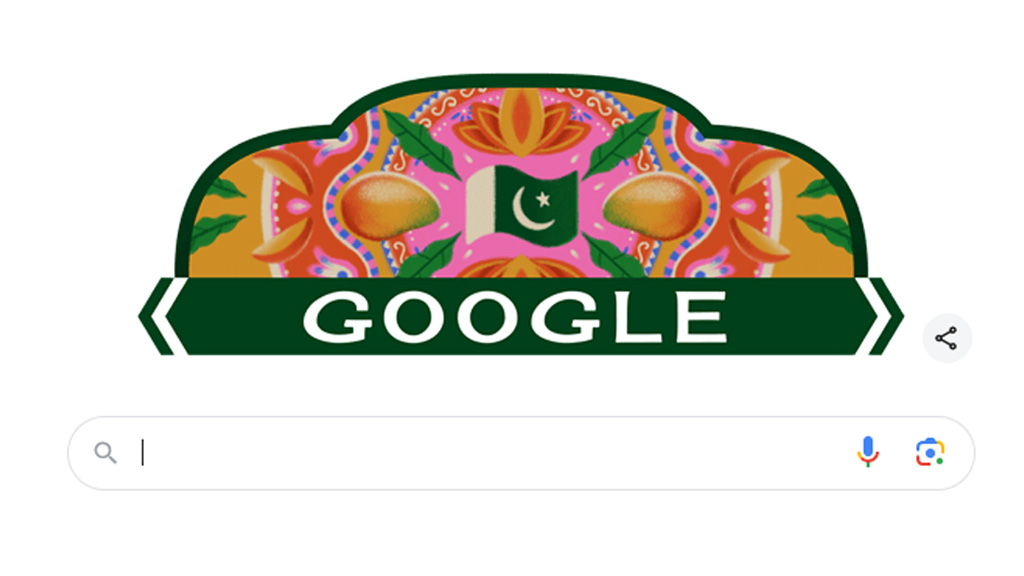Google Doodle Pakistan 14 August