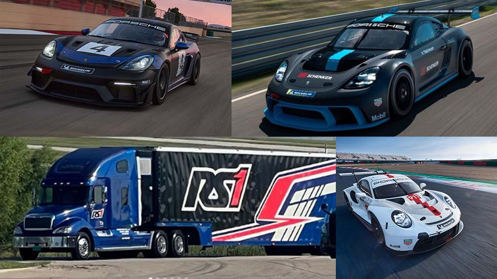 Porsche cars stolen along with trailer