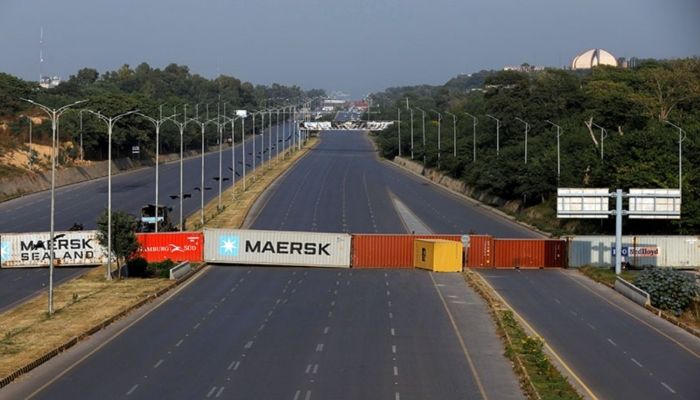 Islamabad red zone sealed