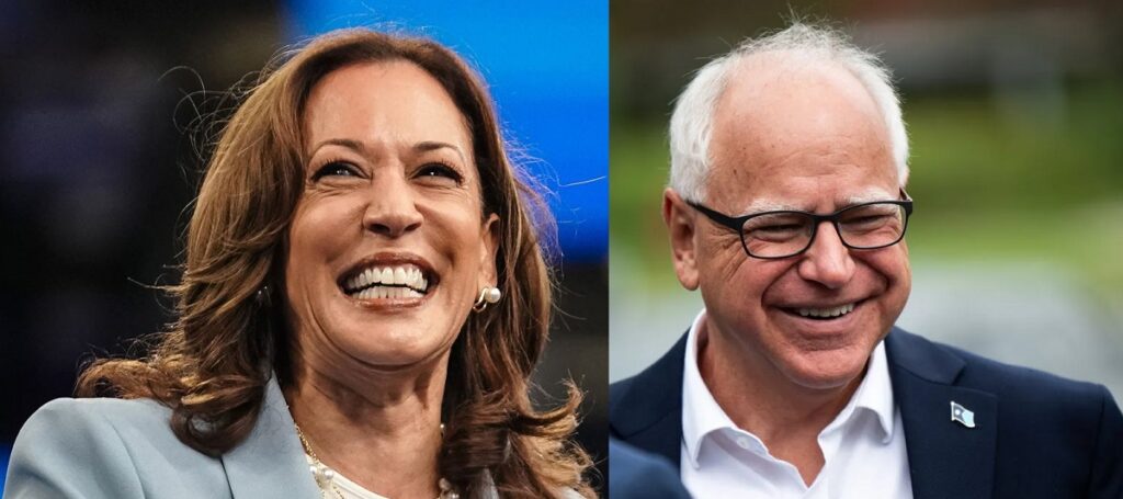 : United States (US) Vice President Kamala Harris selected Minnesota Governor Tim Walz as her vice-presidential candidate for the 2024 US presidential election.