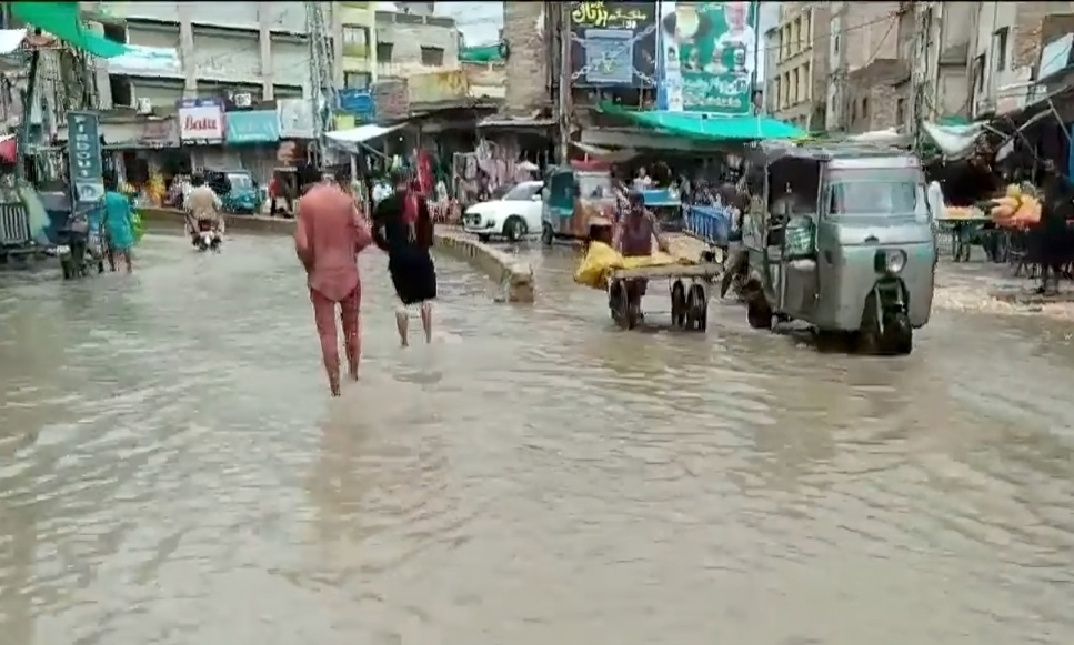 Residents and commuters in Karachi are facing significant disruption caused by accumulation of rainwater on most of its major highways and roads following heavy rainfall on Friday.