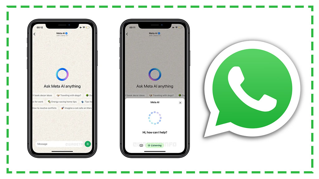 WhatsApp Meta AI voice chat feature