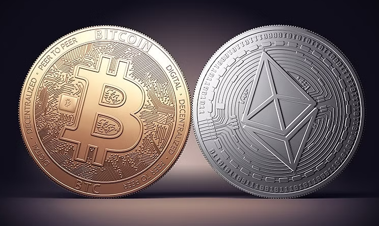 Bitcoin, Ethereum