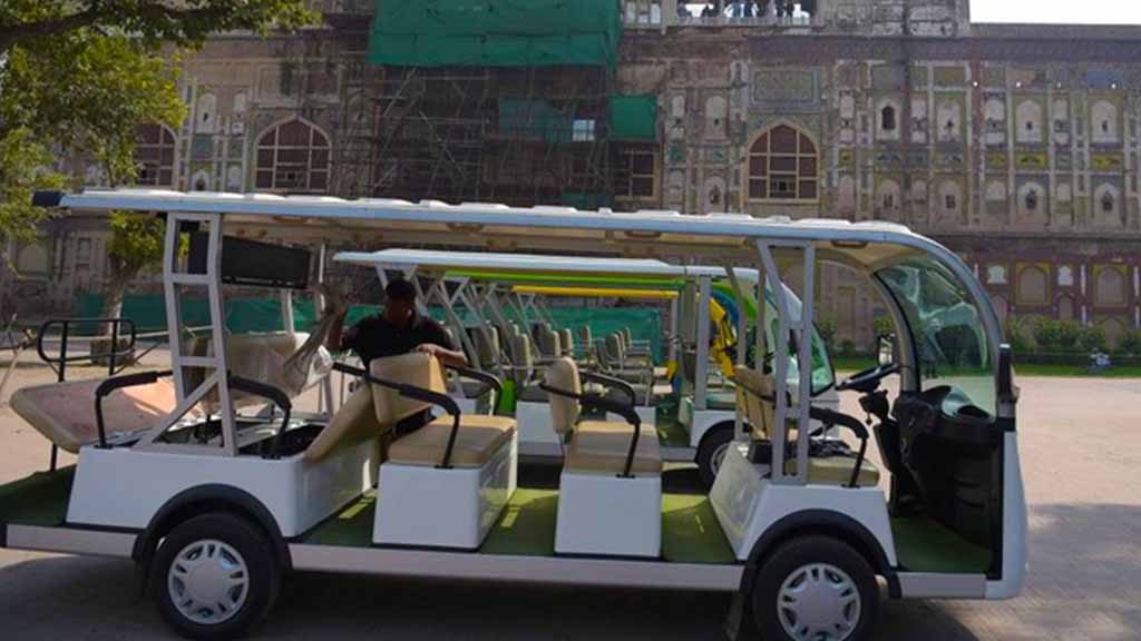 Electric cart service for Lahore Fort