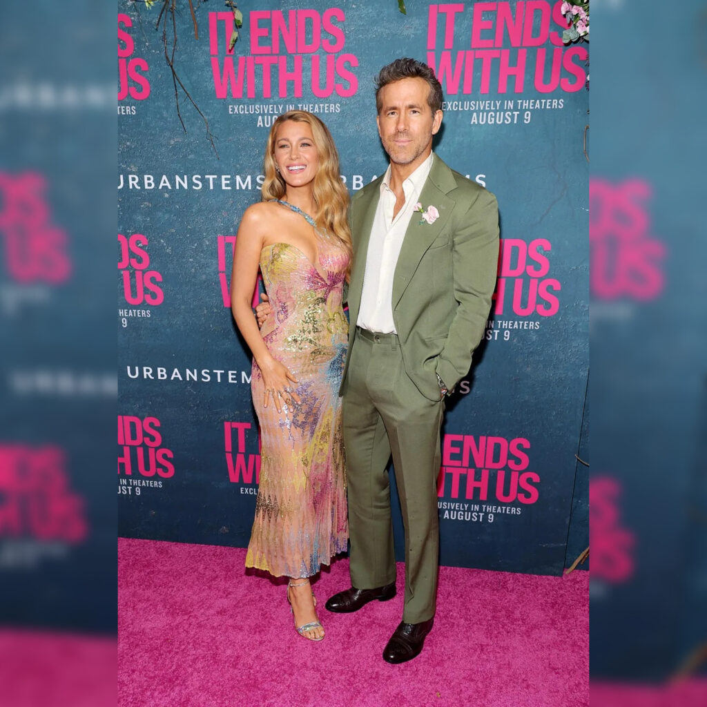 Blake Lively paid tribute to Britney Spears at the premiere of her new film, It Ends With Us, in New York City.