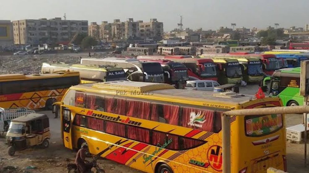 Karachi bus terminal