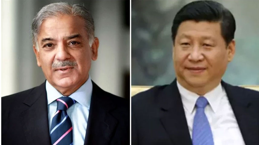 Chinese president greets PM Shehbaz