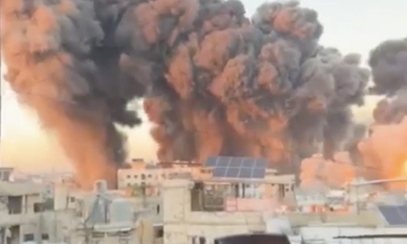 Israeli military hits Beirut