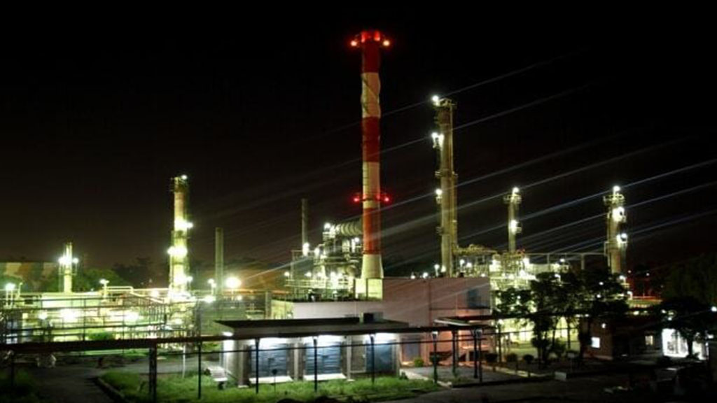 National refinery losses