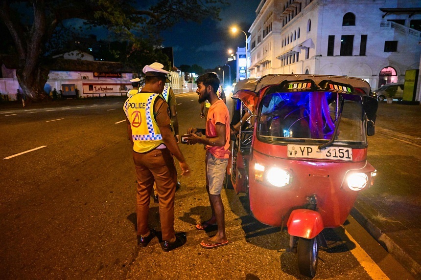 A curfew was imposed in Sri Lanka following the conclusion of polls for the presidential election on Saturday.
