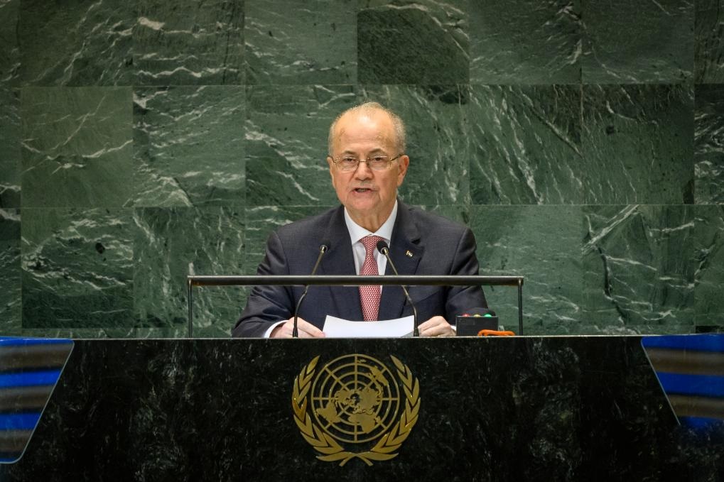 Palestinian PM Muhammad Mustafa blasted Israel for committing genocide against Palestinians during the 79th UN General Assembly session.