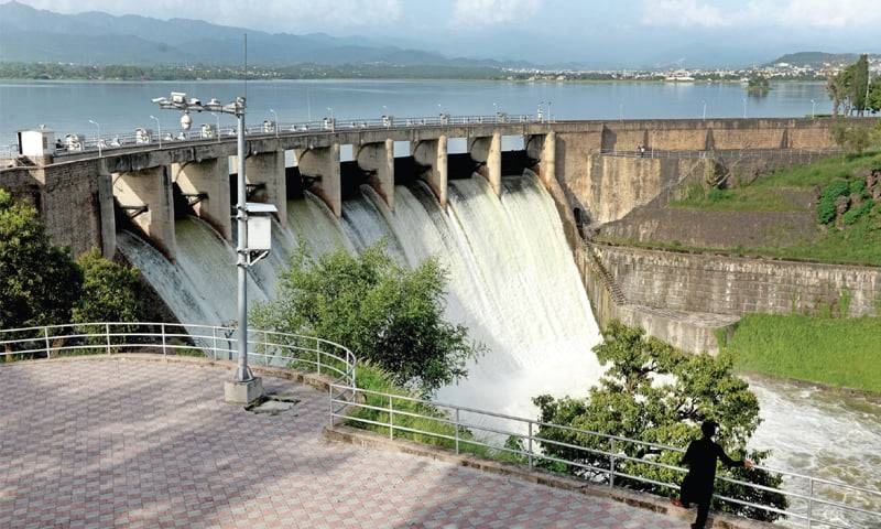 Rawal Dam wat levels force opening of spillways
