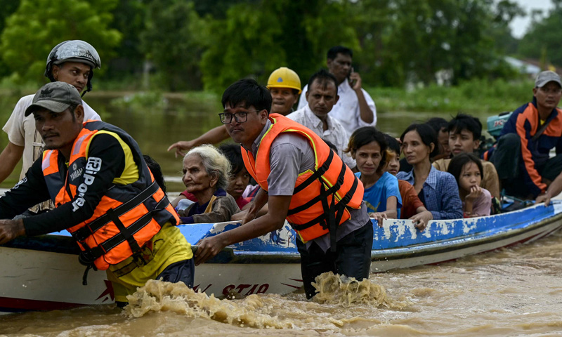 Myanmar's flooding