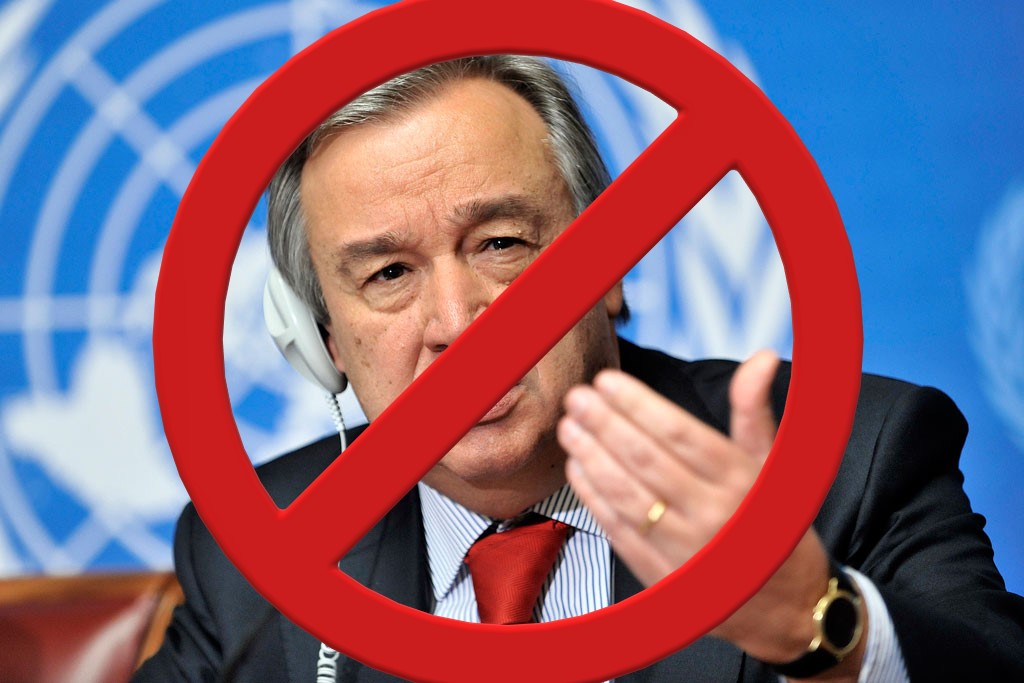 Israel bans UN chief from entering its borders