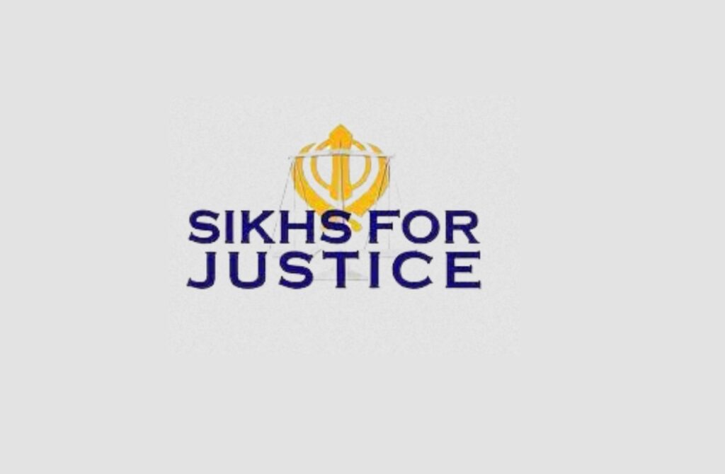 Members of Sikhs for Justice staged a protest outside the Indian consulate in Toronto, Canada on Friday.