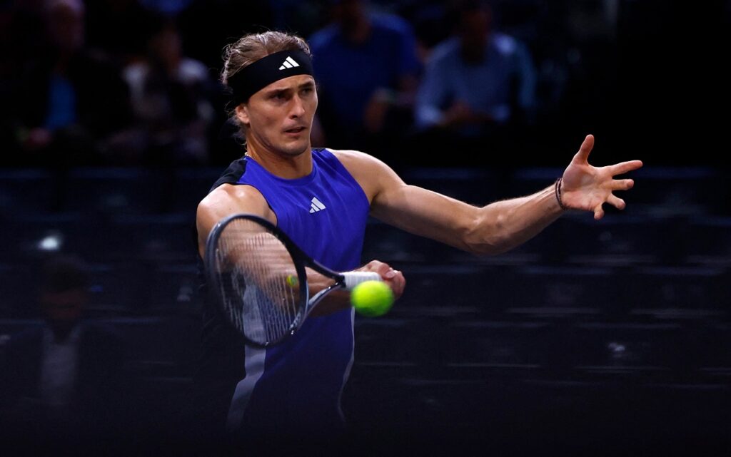 Alexander Zverev began his Paris Masters campaign with a confident 7-6(2) 6-3 victory over Tallon Griekspoor on Wednesday.