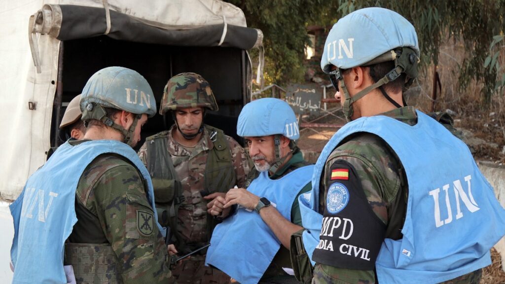 UN peacekeepers are determined to remain at their posts in southern Lebanon despite Israeli attacks in recent days.
