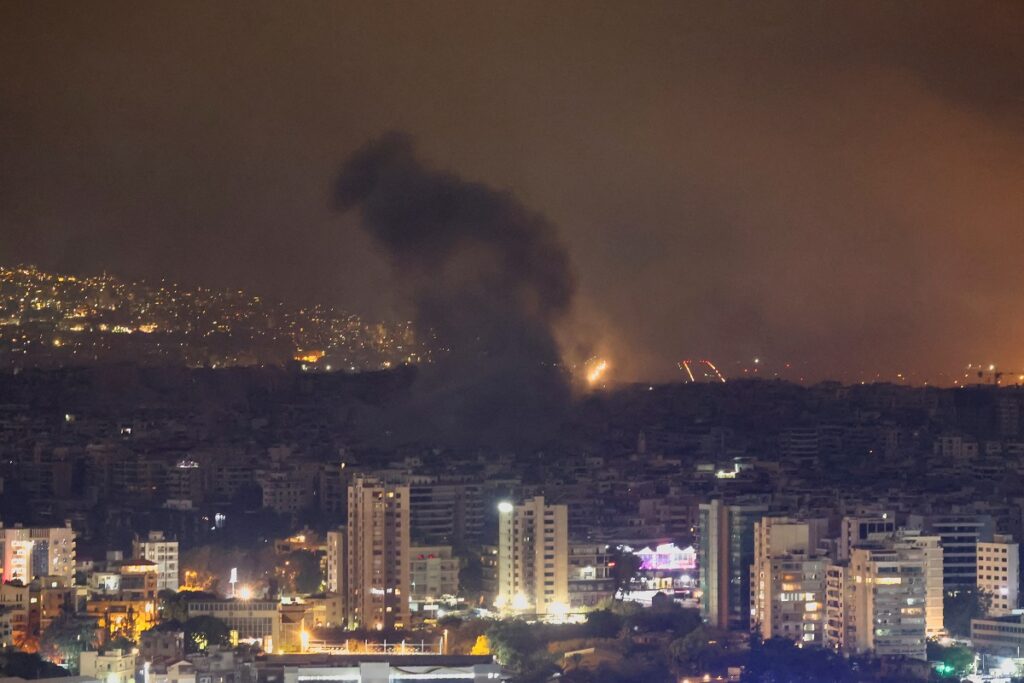 The Israeli military said that sirens sounded in central Israel after several projectile launches were identified crossing from Lebanon.