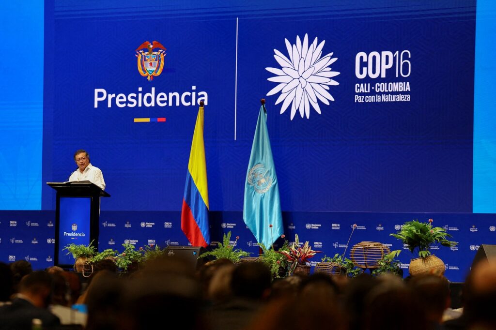 Colombia at the UN COP16 biodiversity talks launched a coalition with 20 other countries seeking to make 