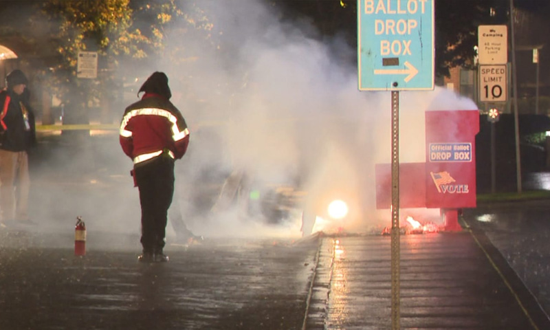 Washington state ballot box